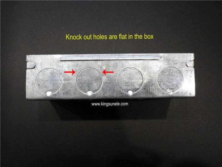 4 Square Metal Electrical Box