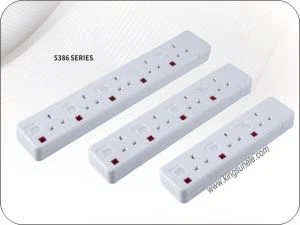 Extension Socket 5 Way British Standard Home Use