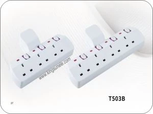 Socket d'extensió amb llum indicadora 13A Socket per a ús domèstic del Regne Unit