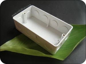 Quadre elèctric de PVC a prova de flama doble colla